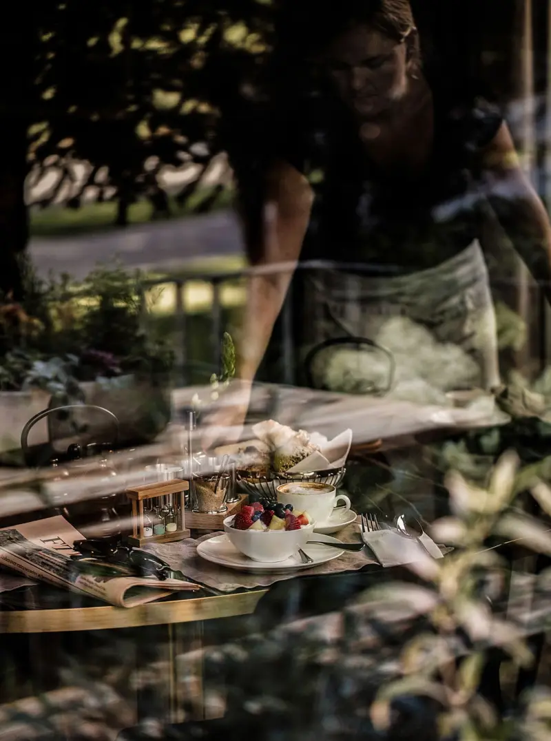 Breakfast by the window